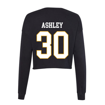 Kennesaw - NCAA Football : Qua Ashley - Women's Cropped Crew Fleece-1