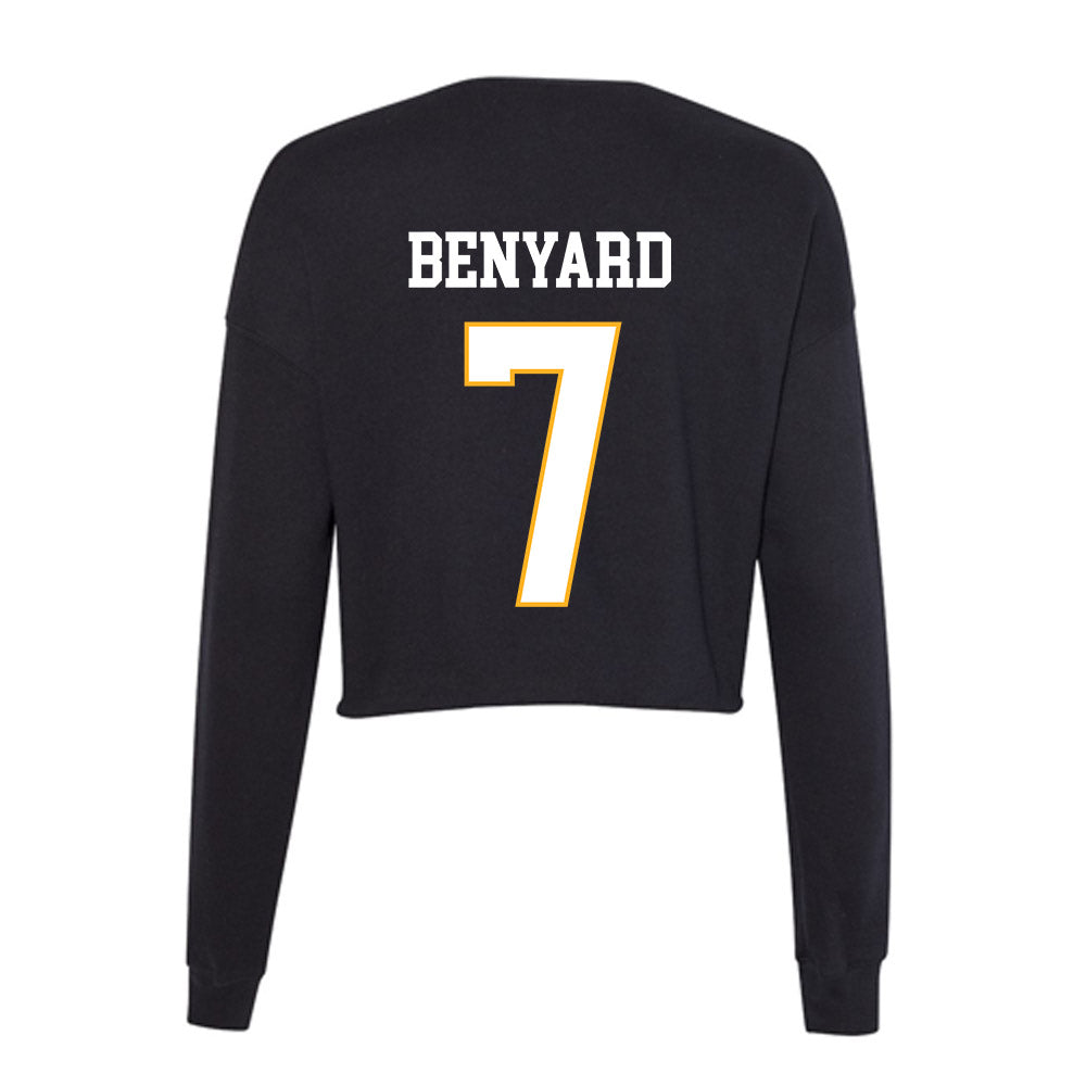 Kennesaw - NCAA Football : Garland Benyard - Women's Cropped Crew Fleece-1