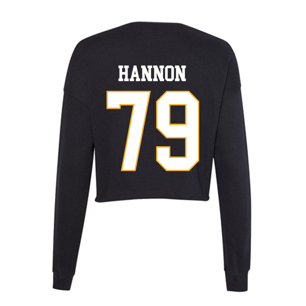 Kennesaw - NCAA Football : Dylan Hannon - Women's Cropped Crew Fleece-1
