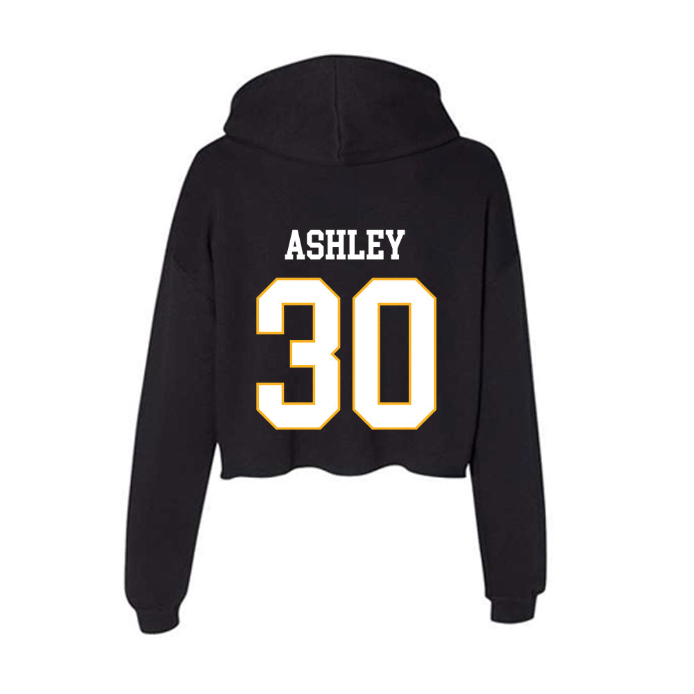 Kennesaw - NCAA Football : Qua Ashley - Women's Crop Fleece Hoodie-1