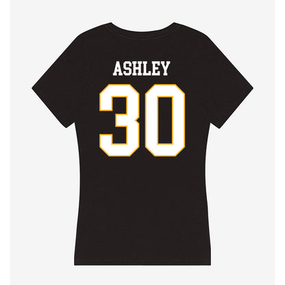 Kennesaw - NCAA Football : Qua Ashley - Women's V-Neck T-Shirt-1