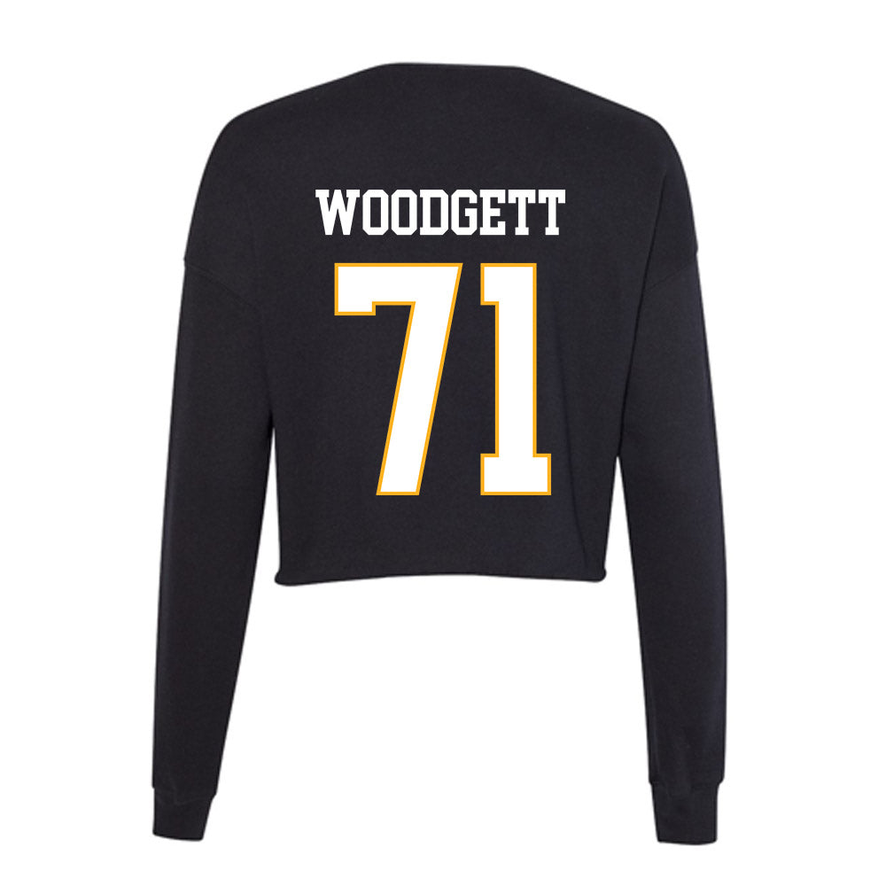 Kennesaw - NCAA Football : ZaMario Woodgett - Women's Cropped Crew Fleece-1