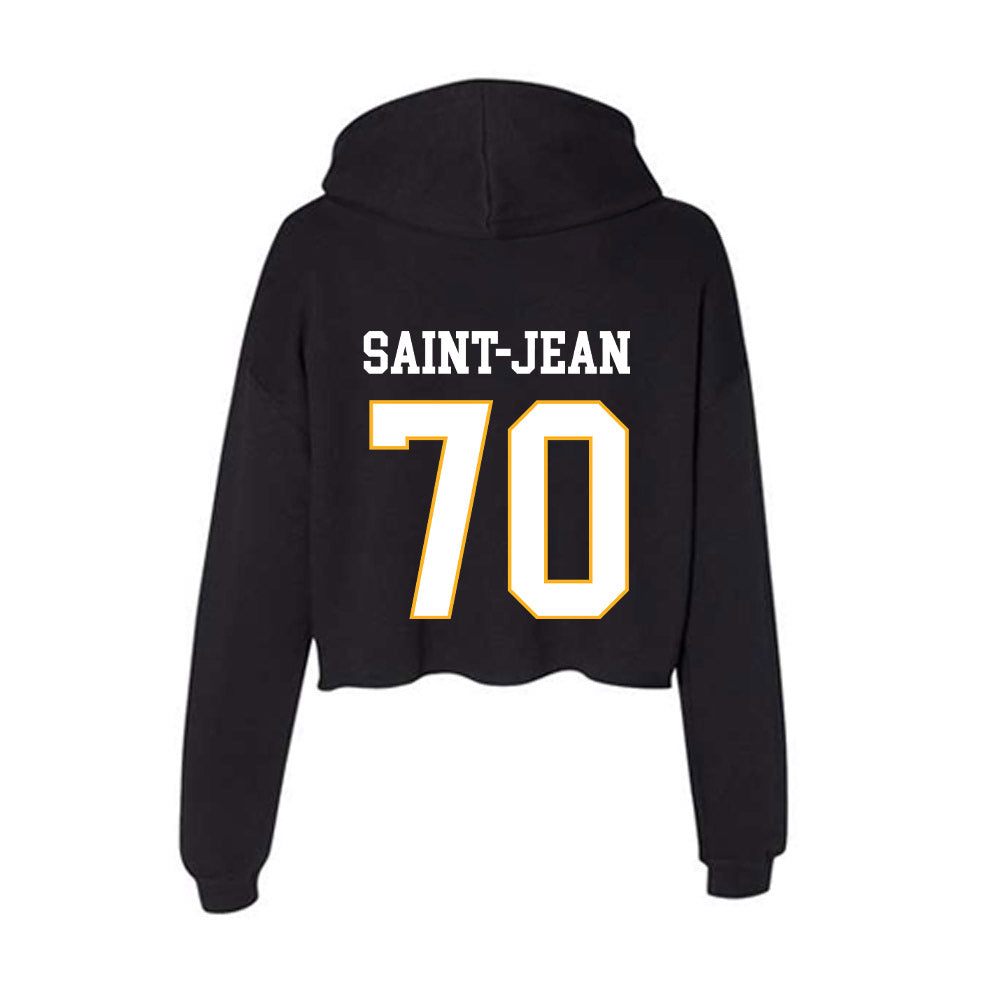 Kennesaw - NCAA Football : Chrisdasson Saint-Jean - Women's Crop Fleece Hoodie-1