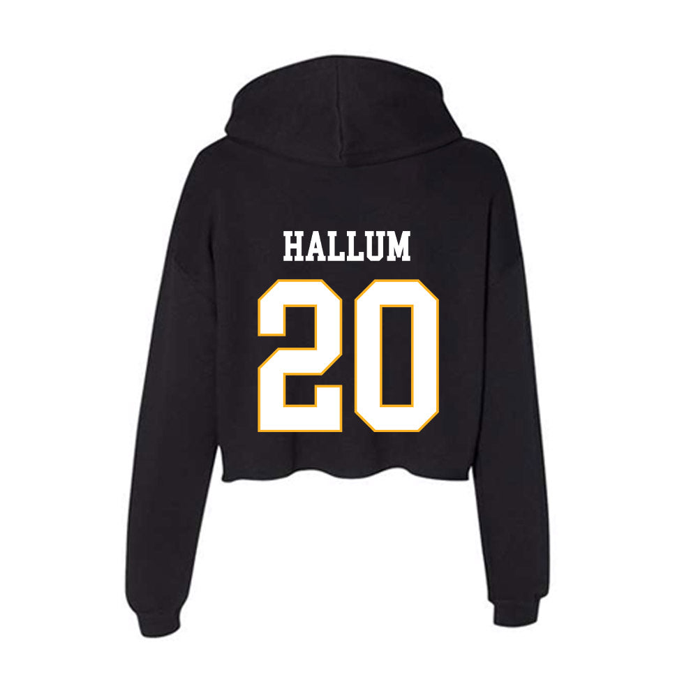 Kennesaw - NCAA Football : Tyler Hallum - Women's Crop Fleece Hoodie-1