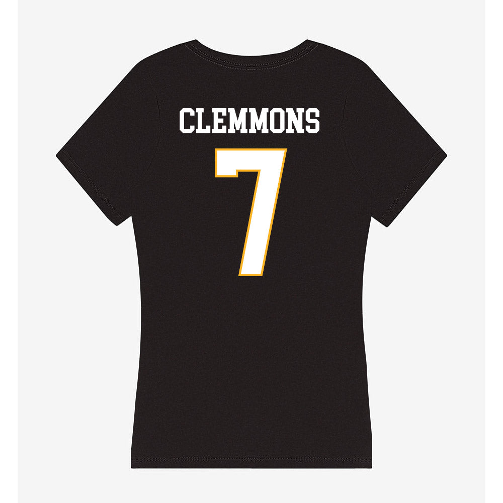 Kennesaw - NCAA Men's Basketball : Chase Clemmons - Women's V-Neck T-Shirt-1