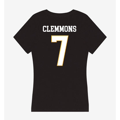 Kennesaw - NCAA Men's Basketball : Chase Clemmons - Women's V-Neck T-Shirt-1