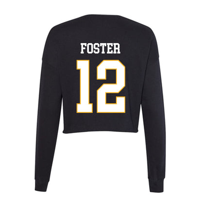 Kennesaw - NCAA Football : Isaac Foster - Women's Cropped Crew Fleece-1