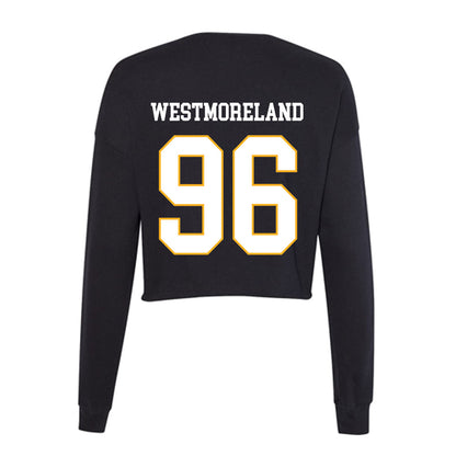Kennesaw - NCAA Football : Donovan Westmoreland - Women's Cropped Crew Fleece-1