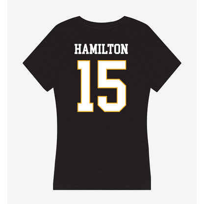 Kennesaw - NCAA Football : Five Hamilton - Women's V-Neck T-Shirt-1