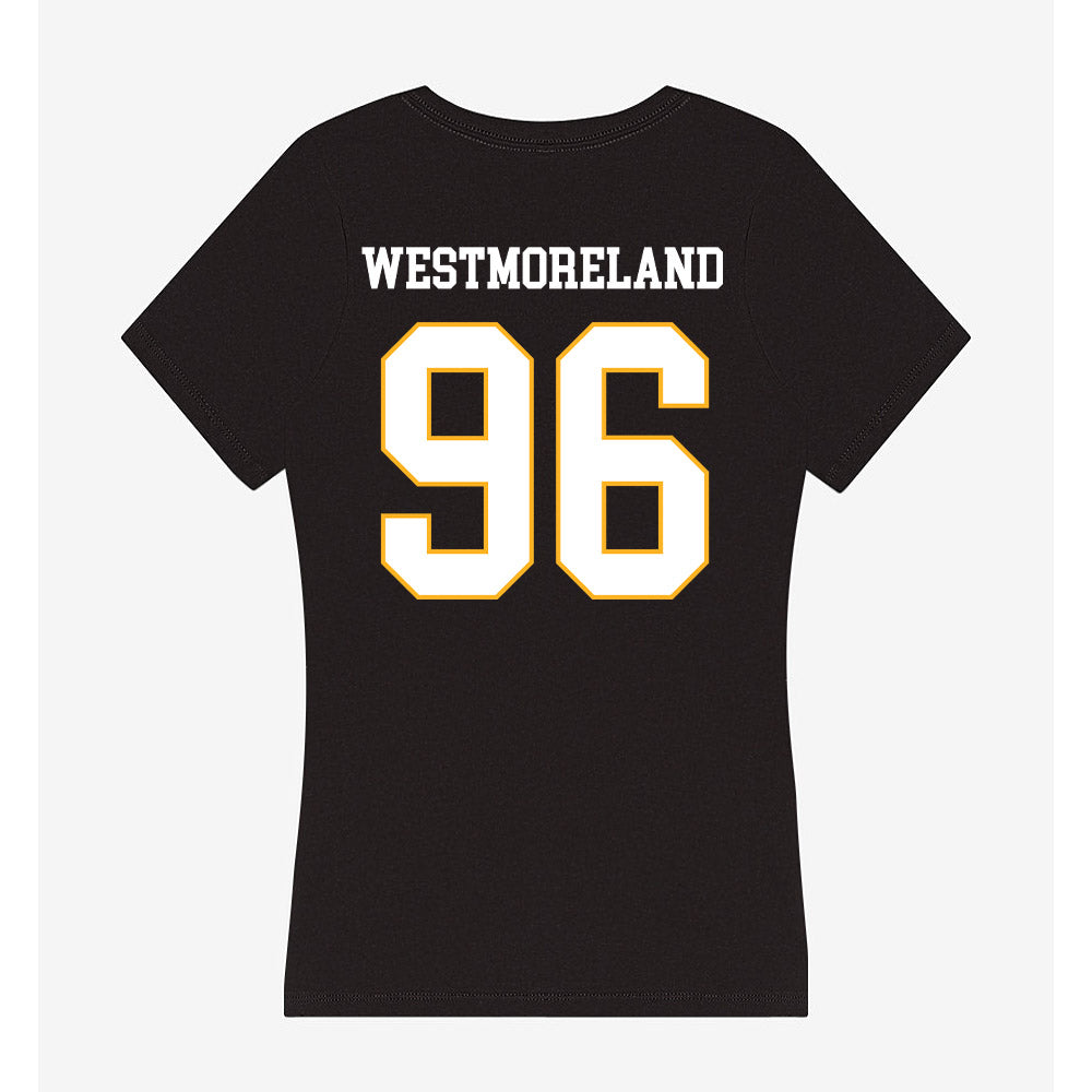 Kennesaw - NCAA Football : Donovan Westmoreland - Women's V-Neck T-Shirt-1