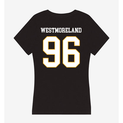 Kennesaw - NCAA Football : Donovan Westmoreland - Women's V-Neck T-Shirt-1