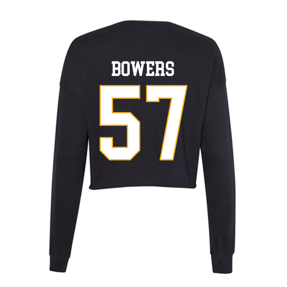 Kennesaw - NCAA Football : Mason Bowers - Women's Cropped Crew Fleece-1