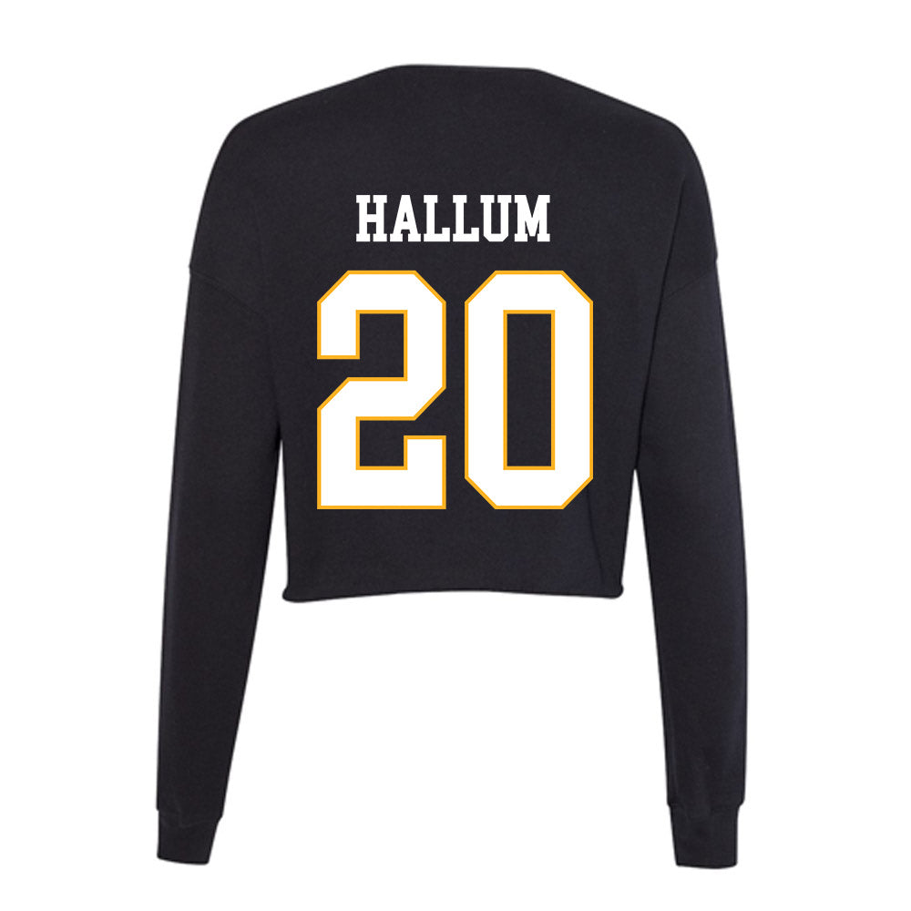 Kennesaw - NCAA Football : Tyler Hallum - Women's Cropped Crew Fleece-1