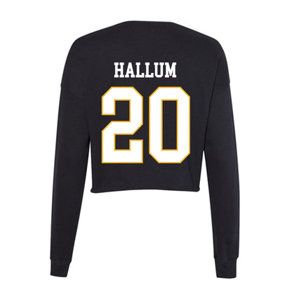 Kennesaw - NCAA Football : Tyler Hallum - Women's Cropped Crew Fleece-1