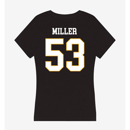 Kennesaw - NCAA Football : AJ Miller - Women's V-Neck T-Shirt-1
