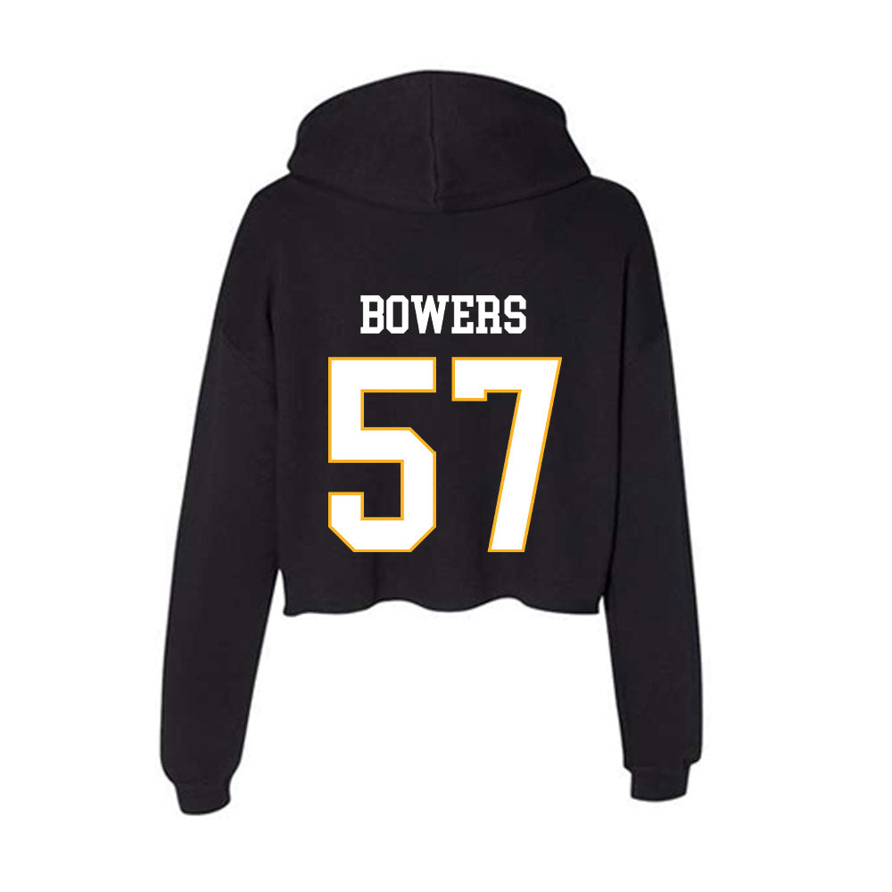 Kennesaw - NCAA Football : Mason Bowers - Women's Crop Fleece Hoodie-1