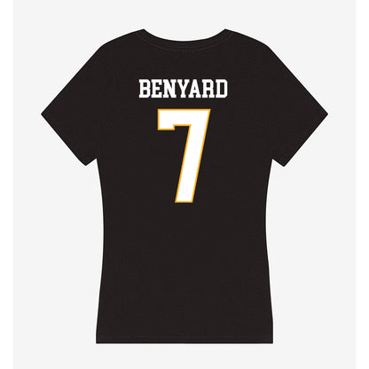 Kennesaw - NCAA Football : Garland Benyard - Women's V-Neck T-Shirt-1
