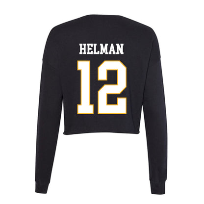 Kennesaw - NCAA Baseball : Nathan Helman - Women's Cropped Crew Fleece-1