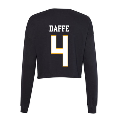 Kennesaw - NCAA Women's Basketball : Fanta Daffe - Women's Cropped Crew Fleece-1