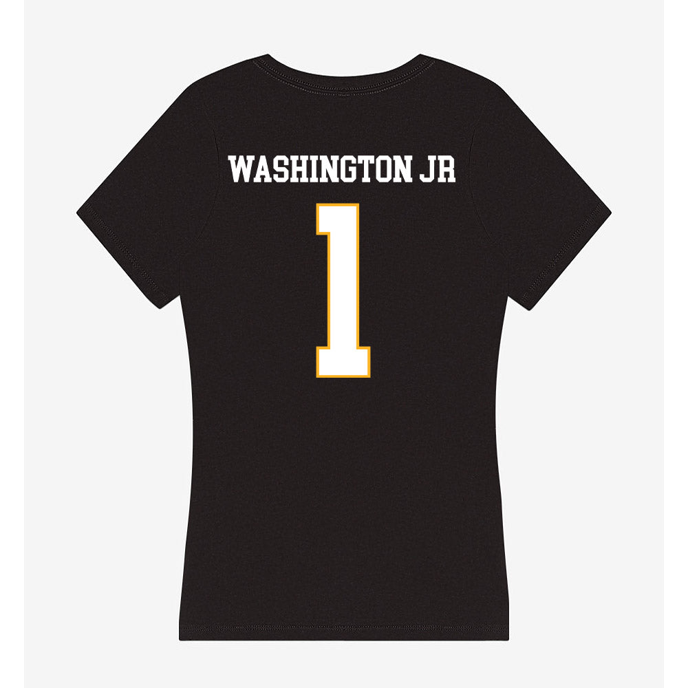 Kennesaw - NCAA Football : JeRico Washington Jr - Women's V-Neck T-Shirt-1