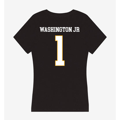 Kennesaw - NCAA Football : JeRico Washington Jr - Women's V-Neck T-Shirt-1
