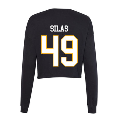 Kennesaw - NCAA Football : Juandarion Silas - Women's Cropped Crew Fleece-1