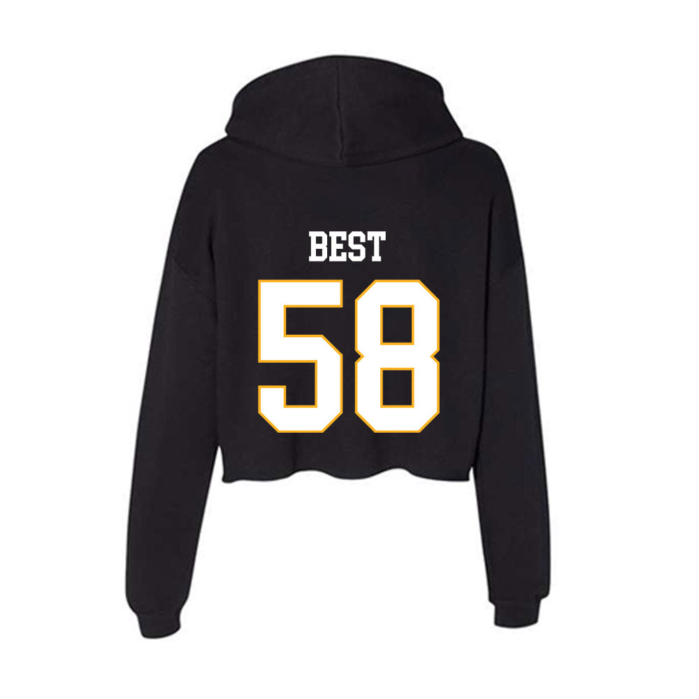 Kennesaw - NCAA Football : Brandon Best - Women's Crop Fleece Hoodie-1