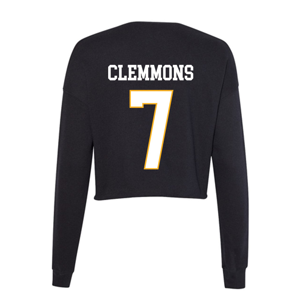 Kennesaw - NCAA Men's Basketball : Chase Clemmons - Women's Cropped Crew Fleece-1