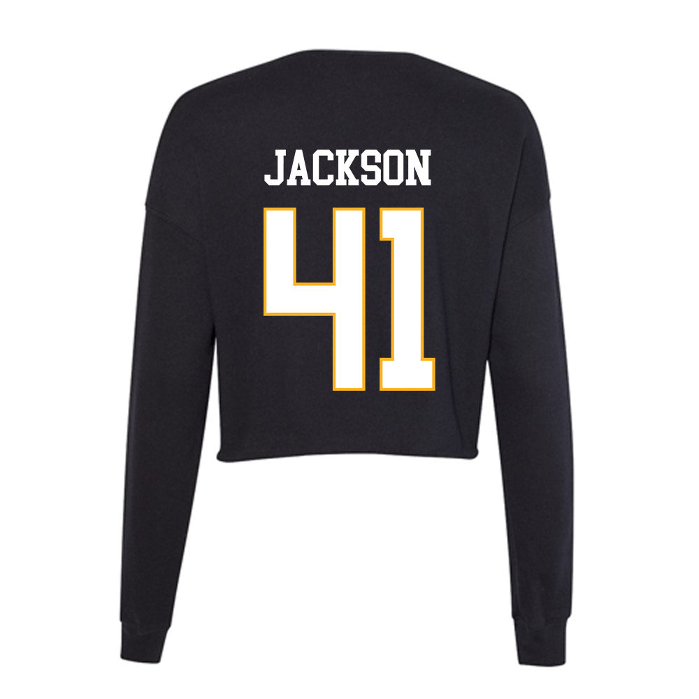 Kennesaw - NCAA Football : Byron Jackson - Women's Cropped Crew Fleece-1