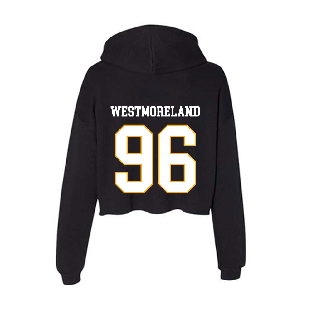 Kennesaw - NCAA Football : Donovan Westmoreland - Women's Crop Fleece Hoodie-1