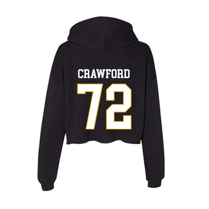 Kennesaw - NCAA Football : Haston Crawford - Women's Crop Fleece Hoodie-1