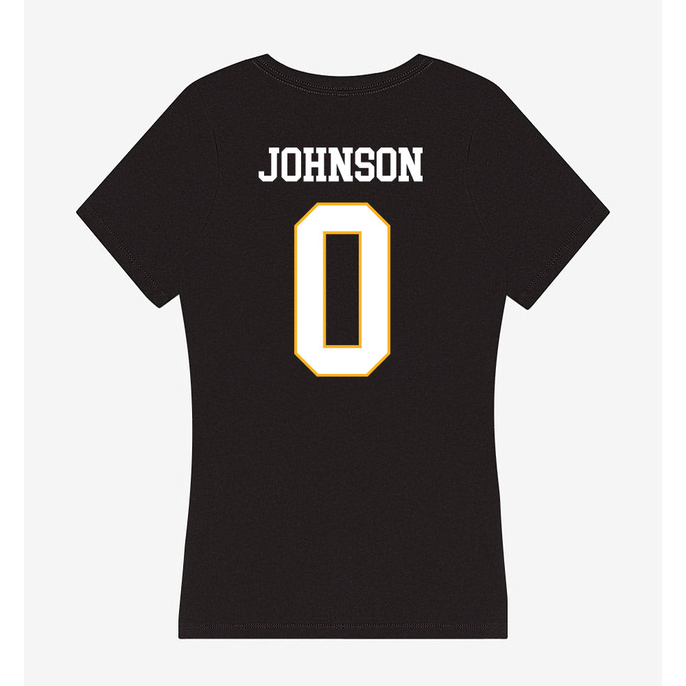 Kennesaw - NCAA Football : Donelius Johnson - Women's V-Neck T-Shirt-1