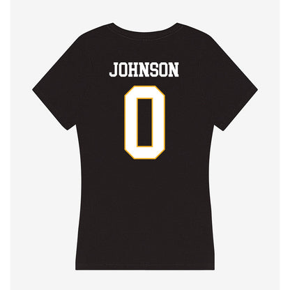 Kennesaw - NCAA Football : Donelius Johnson - Women's V-Neck T-Shirt-1