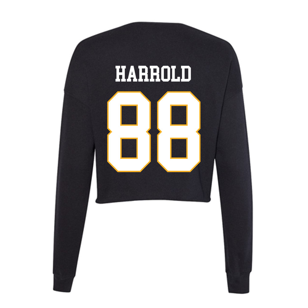 Kennesaw - NCAA Football : Jamari Harrold - Women's Cropped Crew Fleece-1