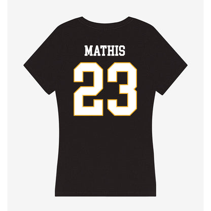 Kennesaw - NCAA Football : Jonathan Mathis - Women's V-Neck T-Shirt-1