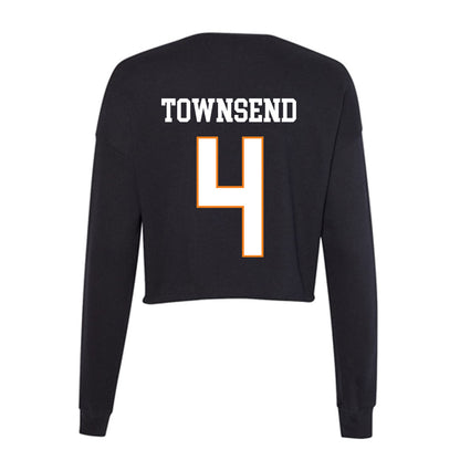 UT Martin - NCAA Baseball : Arderrius Townsend - Women's Cropped Crew Fleece-1