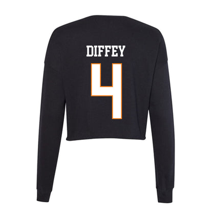 UT Martin - NCAA Baseball : Choyce Diffey - Women's Cropped Crew Fleece-1