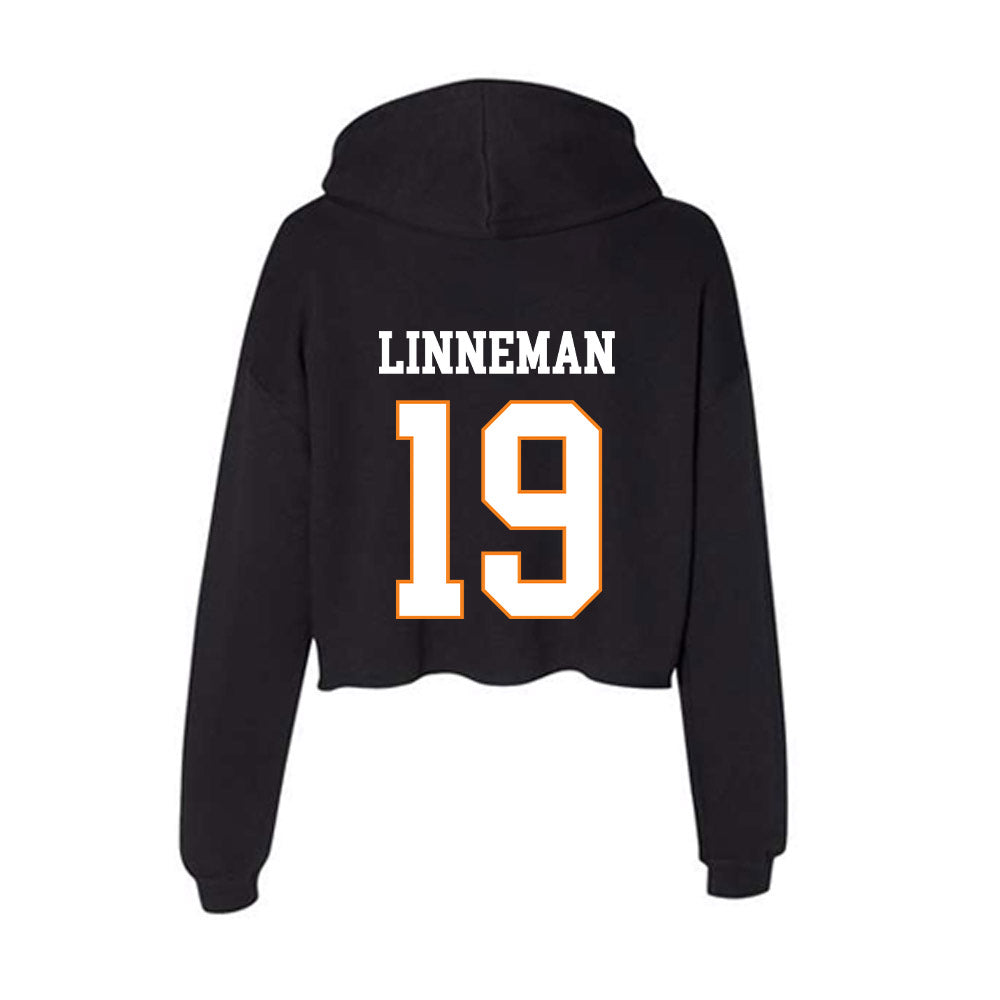UT Martin - NCAA Softball : Brooklynn Linneman - Women's Crop Fleece Hoodie-1