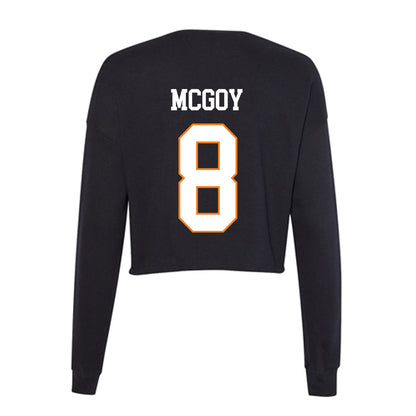 UT Martin - NCAA Football : JaMichael McGoy - Women's Cropped Crew Fleece-1