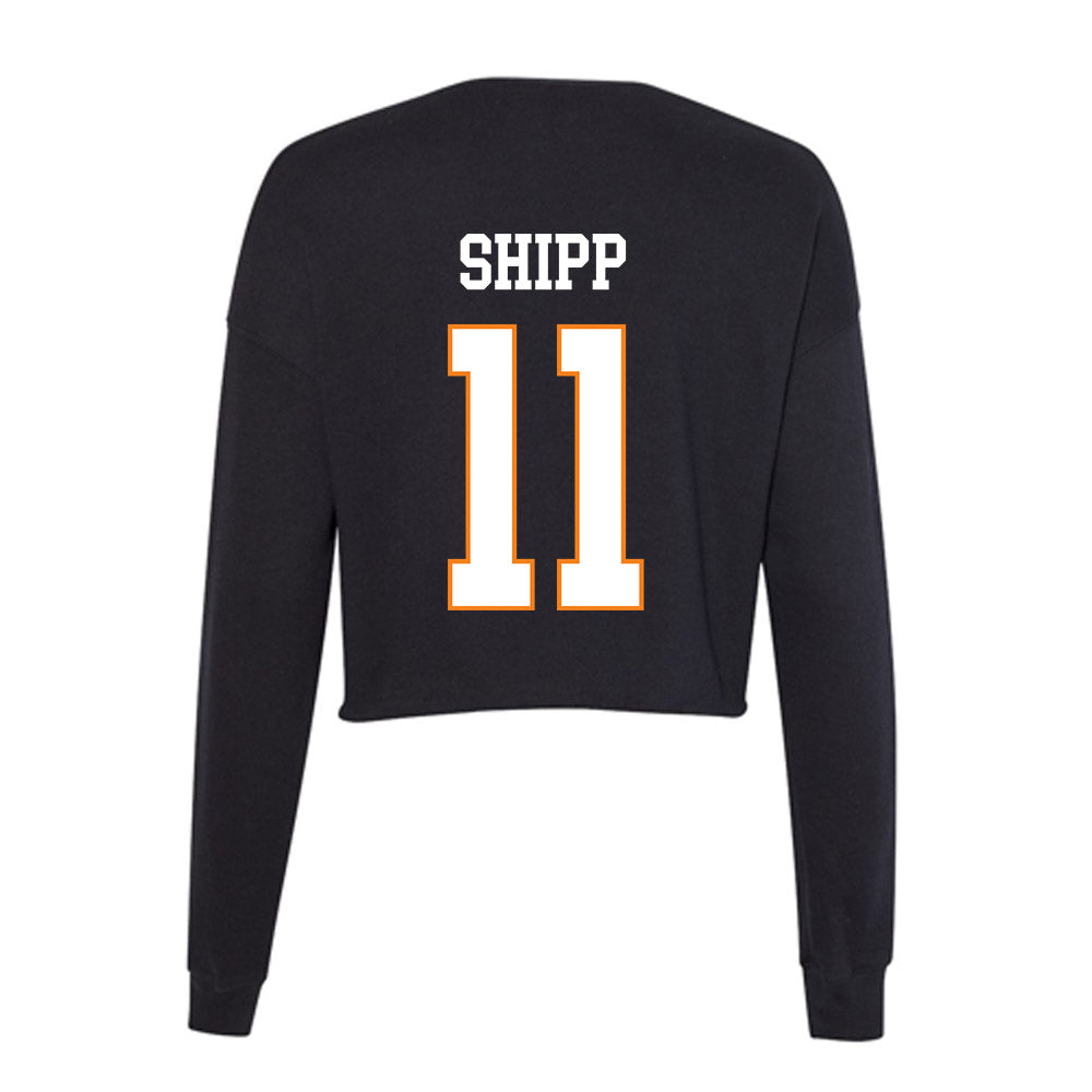 UT Martin - NCAA Football : Tevin Shipp - Women's Cropped Crew Fleece-1