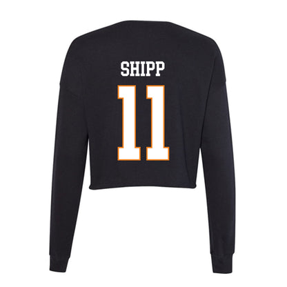 UT Martin - NCAA Football : Tevin Shipp - Women's Cropped Crew Fleece-1