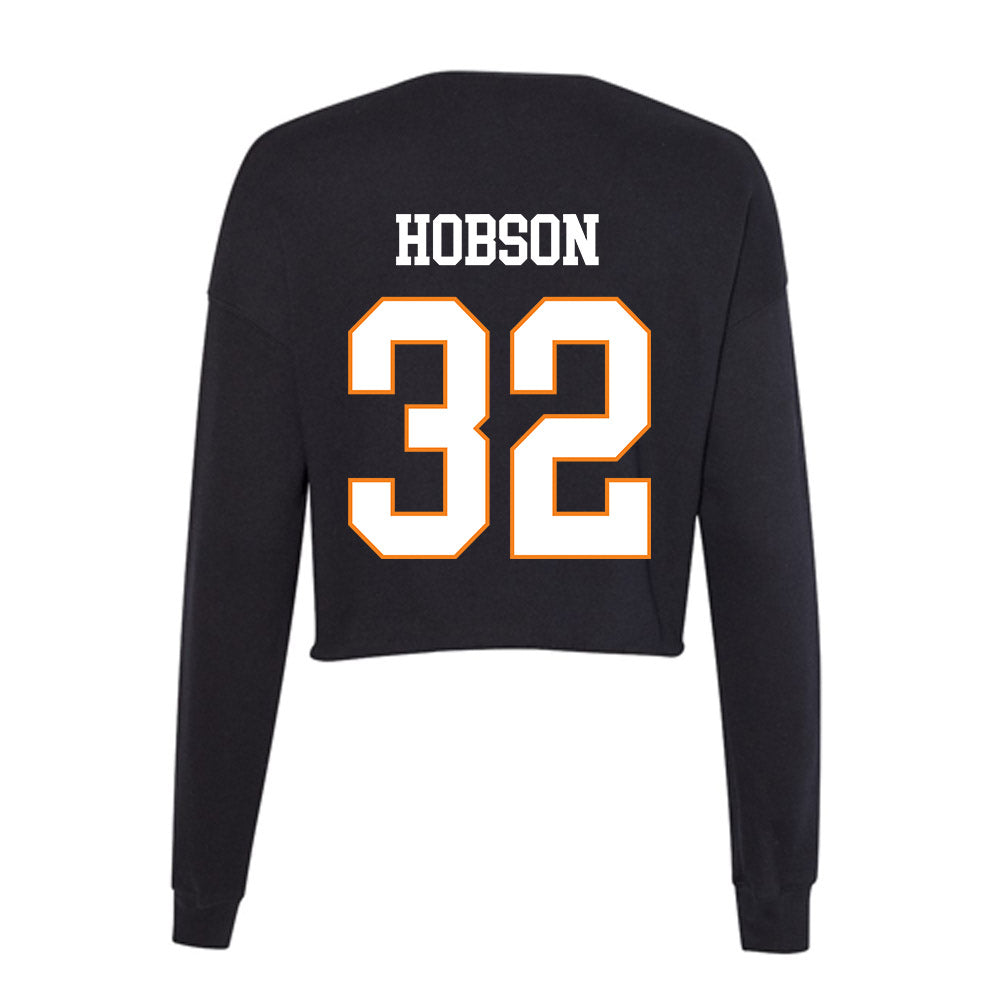 UT Martin - NCAA Baseball : J.Henry Hobson - Women's Cropped Crew Fleece-1