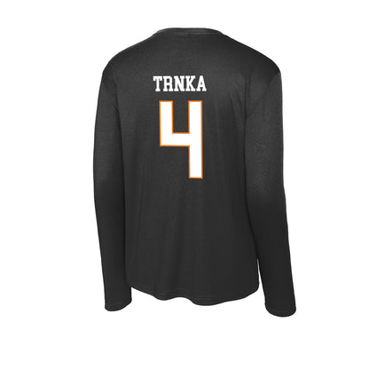 UT Martin - NCAA Men's Basketball : Afan Trnka - Activewear Long Sleeve T-Shirt-1