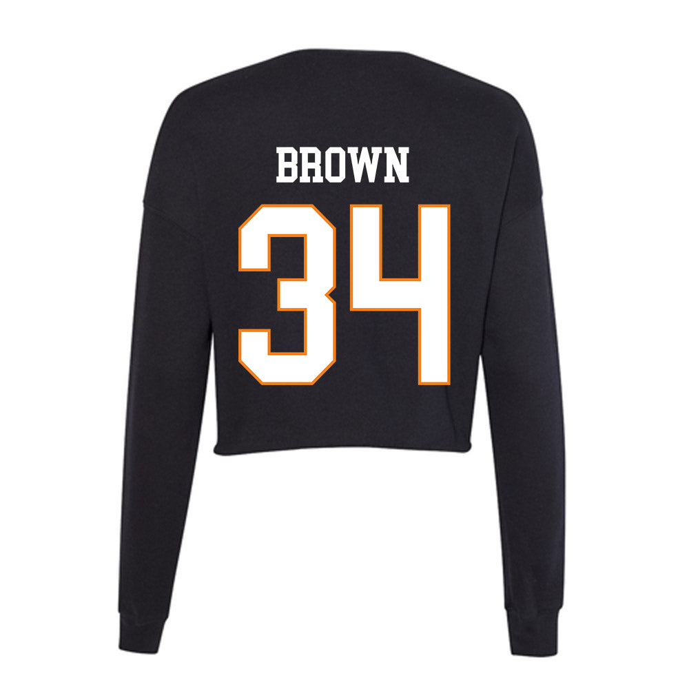 UT Martin - NCAA Softball : Emily Brown - Women's Cropped Crew Fleece-1