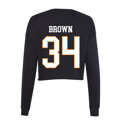 UT Martin - NCAA Softball : Emily Brown - Women's Cropped Crew Fleece-1