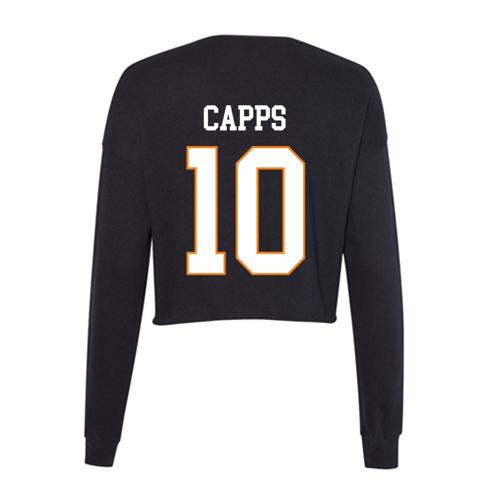 UT Martin - NCAA Baseball : Brody Capps - Women's Cropped Crew Fleece-1
