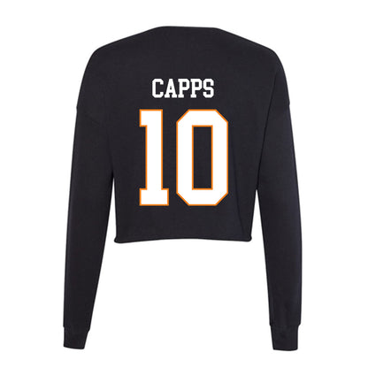 UT Martin - NCAA Baseball : Brody Capps - Women's Cropped Crew Fleece-1
