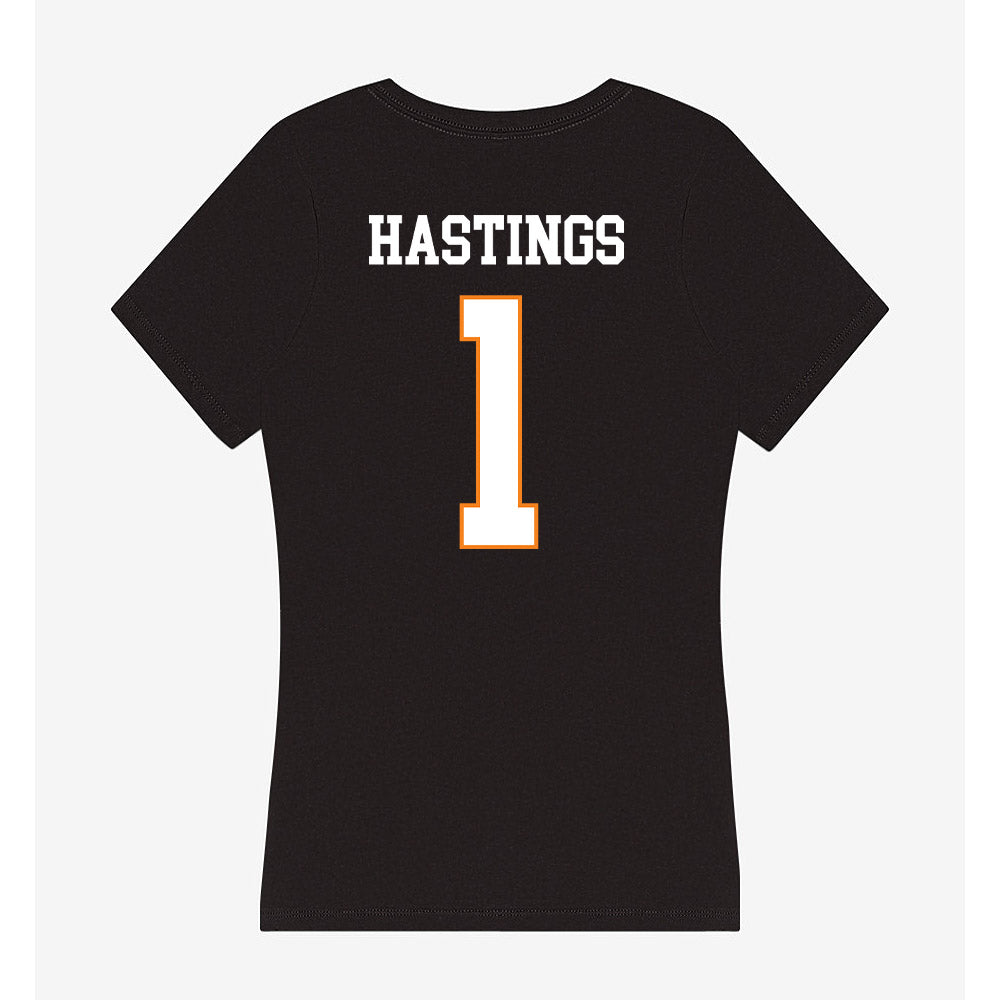 UT Martin - NCAA Football : Josh Hastings - Women's V-Neck T-Shirt-1