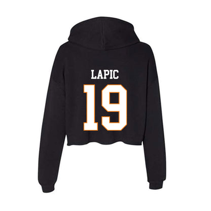 UT Martin - NCAA Baseball : Dylan Lapic - Women's Crop Fleece Hoodie-1