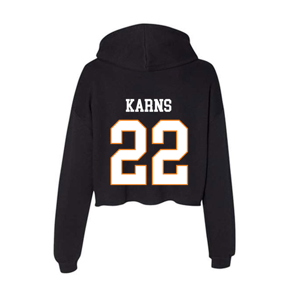 UT Martin - NCAA Baseball : Aidan Karns - Women's Crop Fleece Hoodie-1